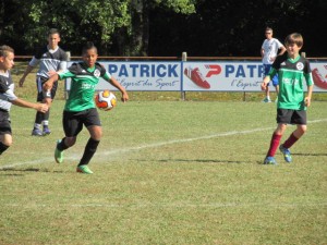 Clément et Lassana en défense...