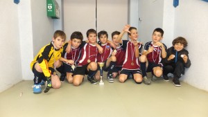 La Dream Team : Yohan, Jami, Baptiste G., David, Léo, Mathéo, Tony et la mascotte Bazil ! 